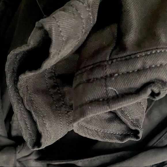 Tahari Lightweight Draped Asymmetrical Blazer Jacket Black S - Picture 9 of 9